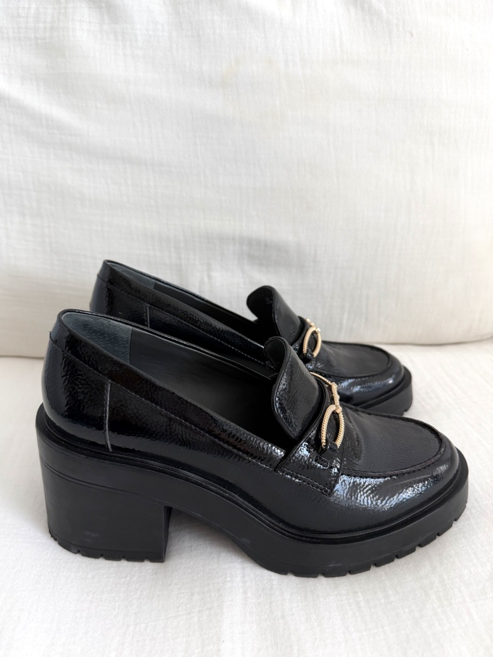 Chunky Patent Leather Loafers